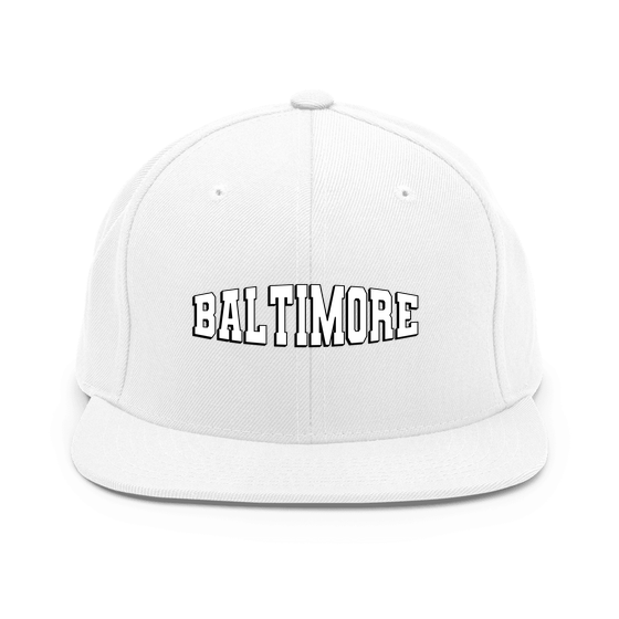 Baltimore Cap with Varsity1 design (Weiß)