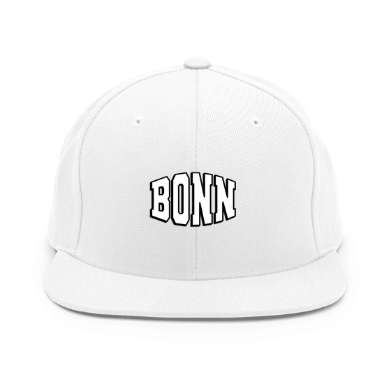 Bonn Cap mit Varsity1-Design (Weiß)