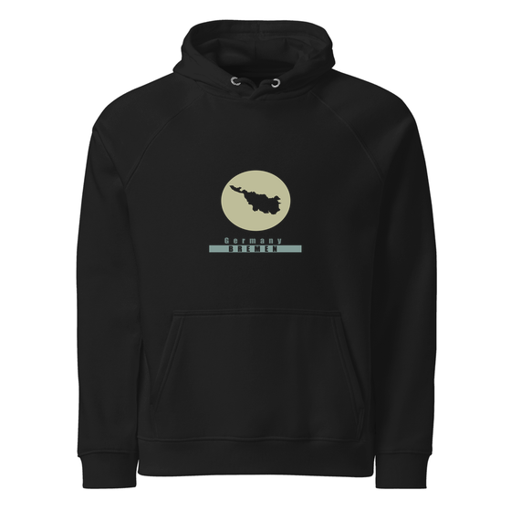Personalisierbarer Bremen Hoodie – Minimal Moon Design für Bremen