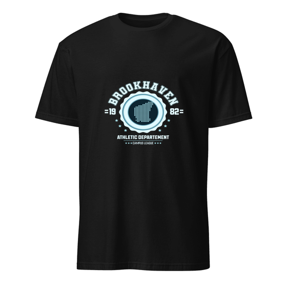 Brookhaven T-Shirt with Varsity Hero design (Schwarz)