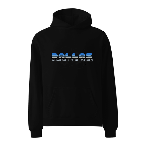 Dallas Hoodie with Atom design (Schwarz)