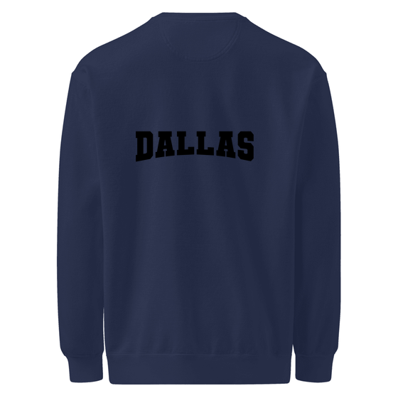 Dallas Sweatshirt with Varsity17 design (True Navy)
