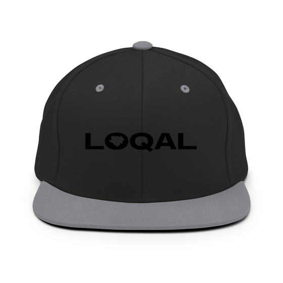 Personalisierbare Dortmund Cap – Loqal Boundary Design – Schwarz/ Silber für Dortmund