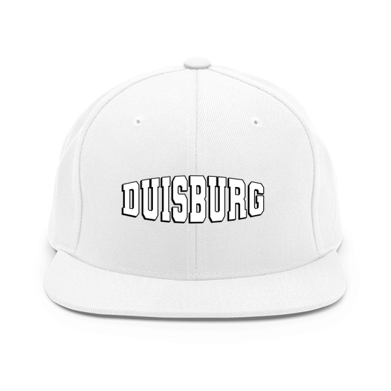 Duisburg Cap mit Varsity1-Design (Weiß)