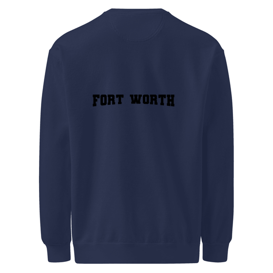 Fort Worth Sweatshirt with Varsity17 design (True Navy)