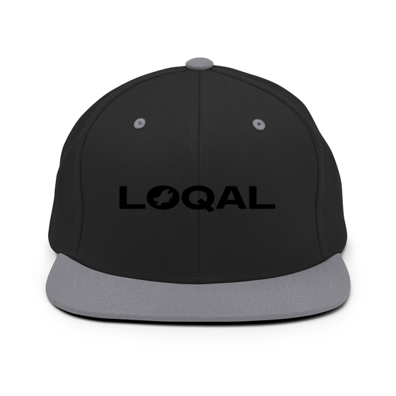 Personalisierbare Frankfurt am Main Cap – Loqal Boundary Design – Schwarz/ Silber für Frankfurt am Main