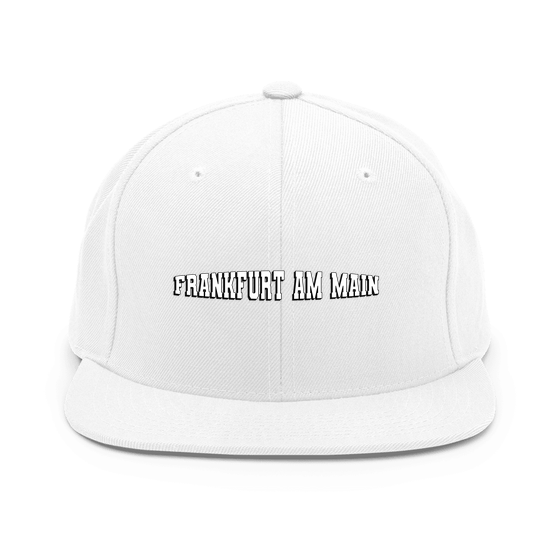 Frankfurt am Main Cap mit Varsity1-Design (Weiß)