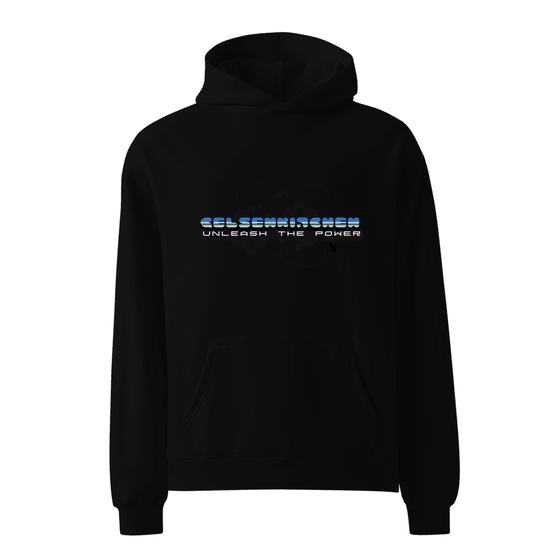 Gelsenkirchen Hoodie mit Atom-Design (Schwarz)