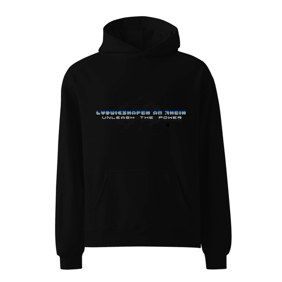 Ludwigshafen am Rhein Hoodie mit Atom-Design (Schwarz)