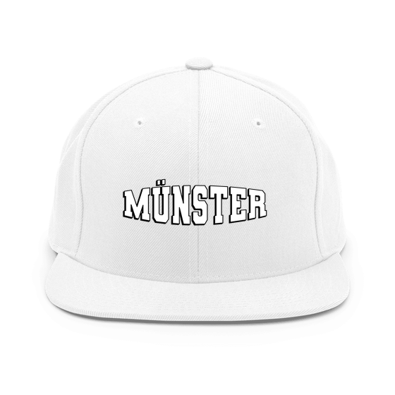 Münster Cap mit Varsity1-Design (Weiß)