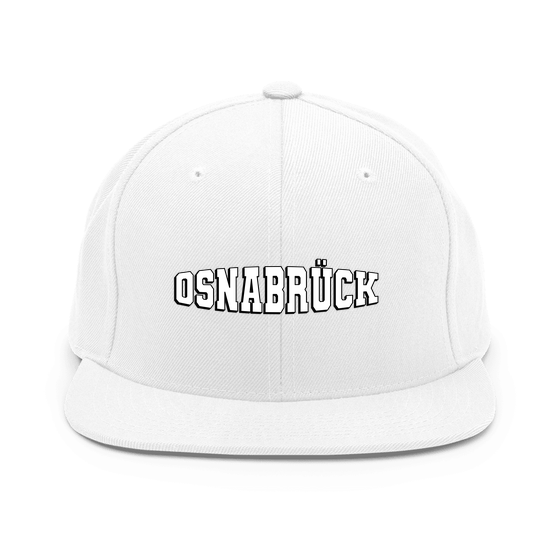 Osnabrück Cap mit Varsity1-Design (Weiß)