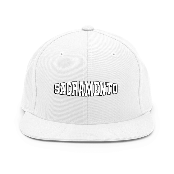Sacramento Cap with Varsity1 design (Weiß)