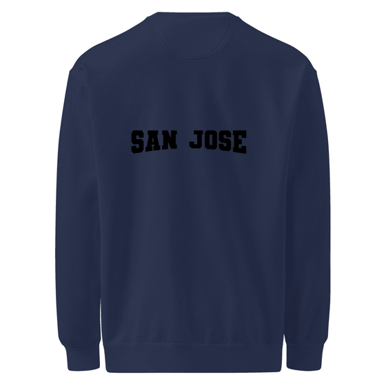 San Jose Sweatshirt with Varsity17 design (True Navy)