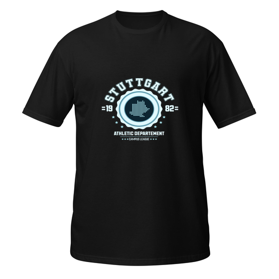 Personalisierbares Stuttgart T-Shirt – Varsity Hero Design – Schwarz für Stuttgart