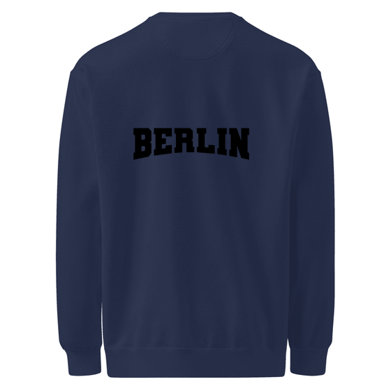 Berlin Sweatshirt mit Varsity17-Design (True Navy)