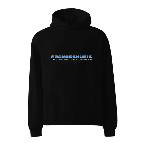 Braunschweig Hoodie mit Atom-Design (Schwarz)