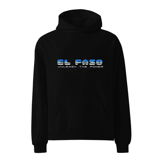 El Paso Hoodie with Atom design (Black)