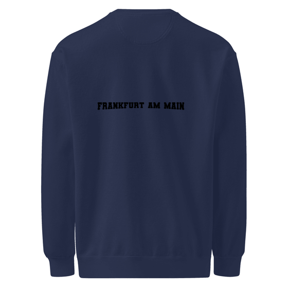 Frankfurt am Main Sweatshirt mit Varsity17-Design (True Navy)