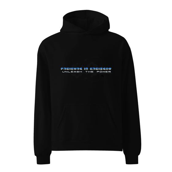 Freiburg im Breisgau Hoodie mit Atom-Design (Schwarz)