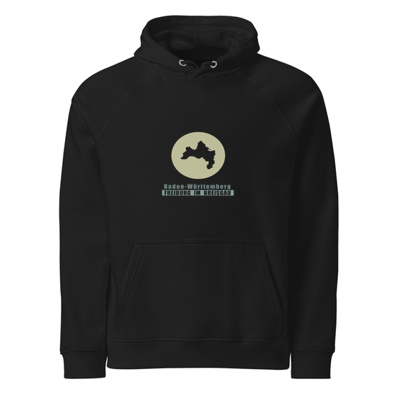 Freiburg im Breisgau Hoodie mit Minimal Moon-Design (Schwarz)