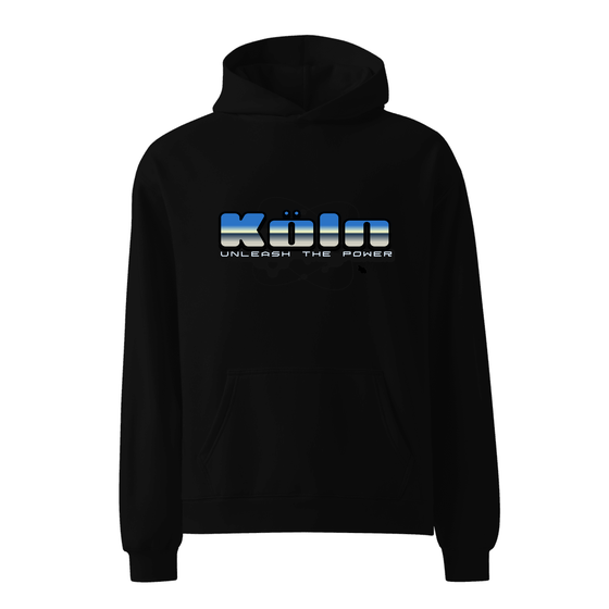 Köln Hoodie mit Atom-Design (Schwarz)