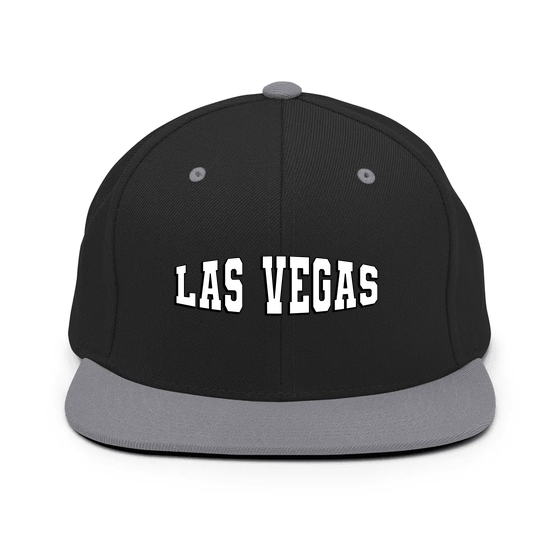 Las Vegas Cap with Varsity1 design (Black/ Silver)