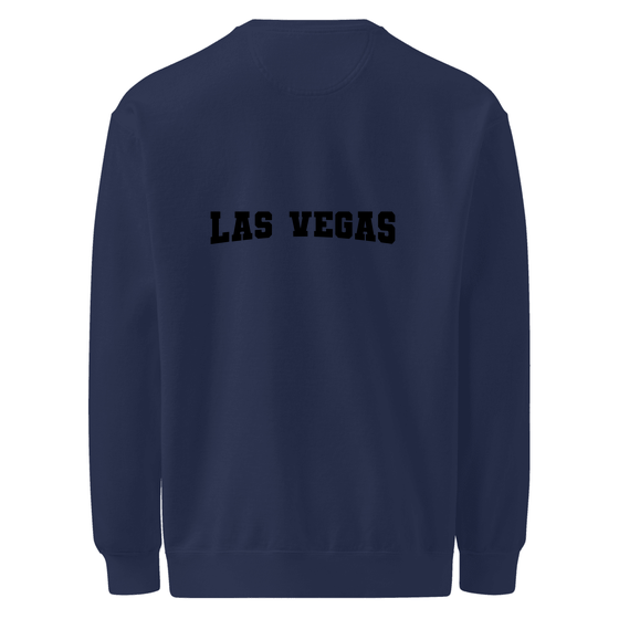 Las Vegas Sweatshirt with Varsity17 design (True Navy)