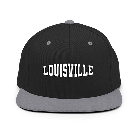 Louisville Cap with Varsity1 design (Black/ Silver)