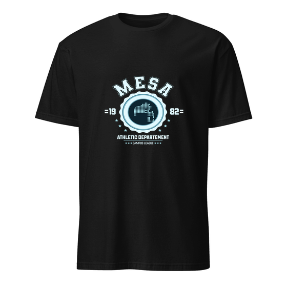 Mesa T-Shirt with Varsity Hero design (Black)