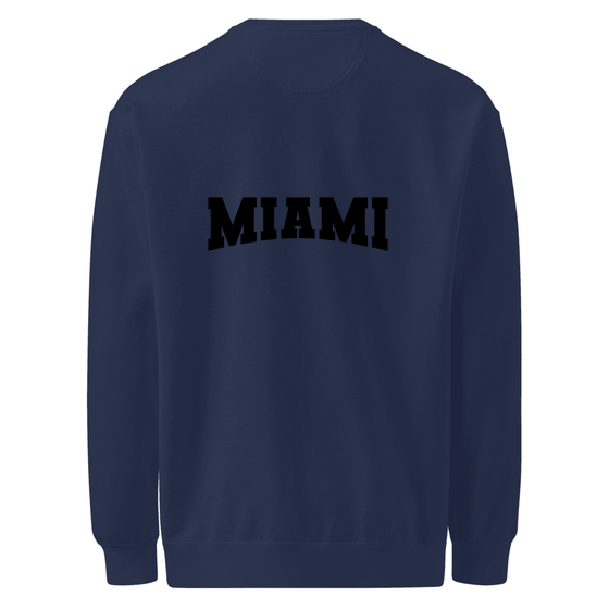 Miami Sweatshirt with Varsity17 design (True Navy)