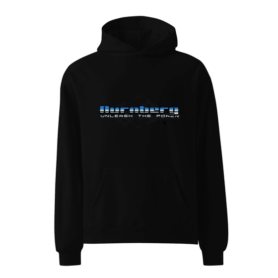 Nürnberg Hoodie mit Atom-Design (Schwarz)