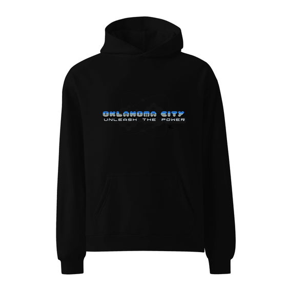 Oklahoma City Hoodie with Atom design (Black)