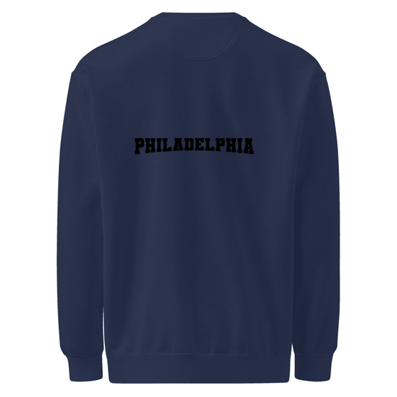 Philadelphia Sweatshirt with Varsity17 design (True Navy)