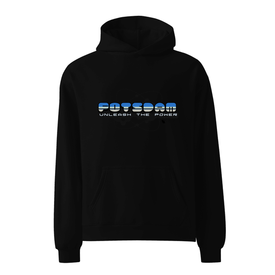 Potsdam Hoodie mit Atom-Design (Schwarz)