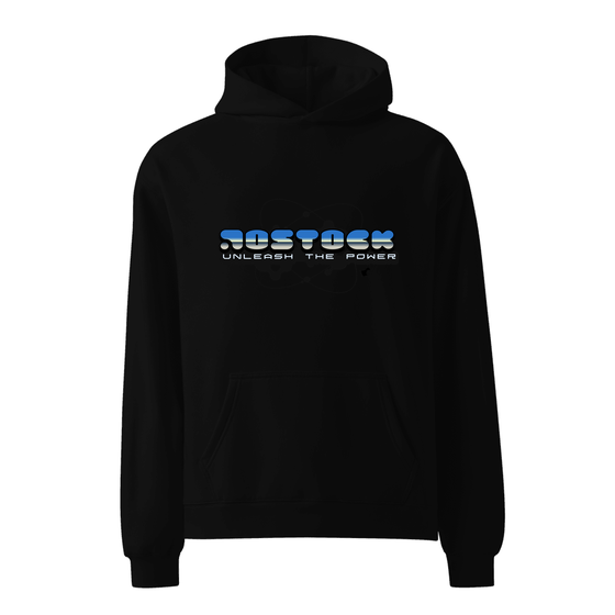 Rostock Hoodie mit Atom-Design (Schwarz)