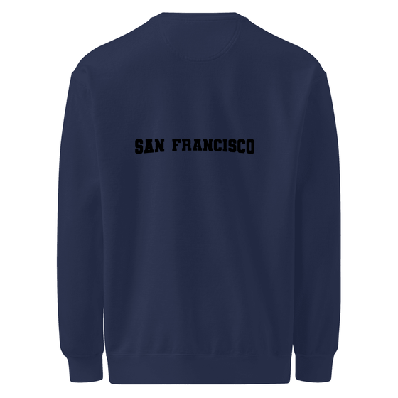 San Francisco Sweatshirt with Varsity17 design (True Navy)