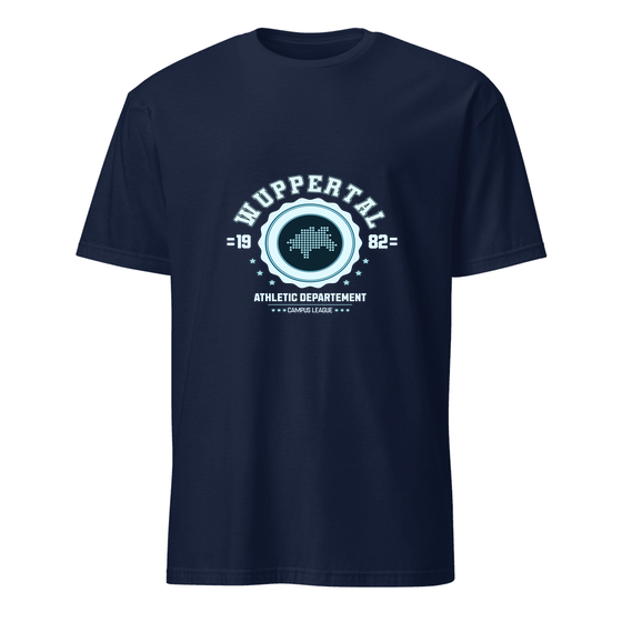 Wuppertal T-Shirt mit Varsity Hero-Design (Navy)
